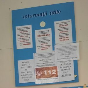 Panou informativ